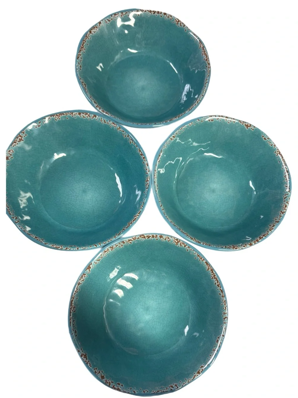 Tommy Bahama Set of 4 Melamine Bowls 7